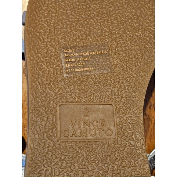 Vince Camuto Sandals Size 2 Girls Butterfly Rhinestones Adjustable Straps Silver - Picture 8 of 9